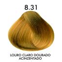 Tintura Creme C.Kamura Color Intense 8.31 Louro Claro Dourado Acinzentado com 50g