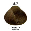 Tintura Creme C.Kamura Color Intense 6.7 Louro Escuro Marrom com 50g