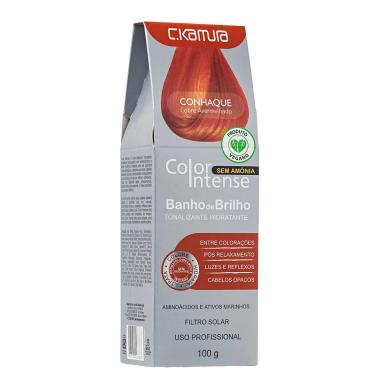 Tonalizante Hidratante C.Kamura Color Intense Banho de Brilho Conhaque com 100g