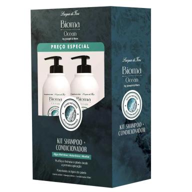 Kit Shampoo + Condicionador Bioma Ocean com 300ml cada