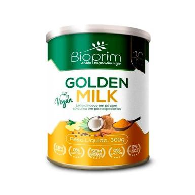 Leite de Coco em Pó Bioprim Golden Milk Vegano com Cúrcuma e Especiarias com 300g