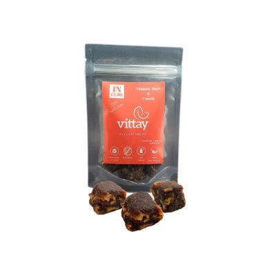 Snack de Frutas Vittay In Cubs Tâmara, Maçã e Canela com 45g