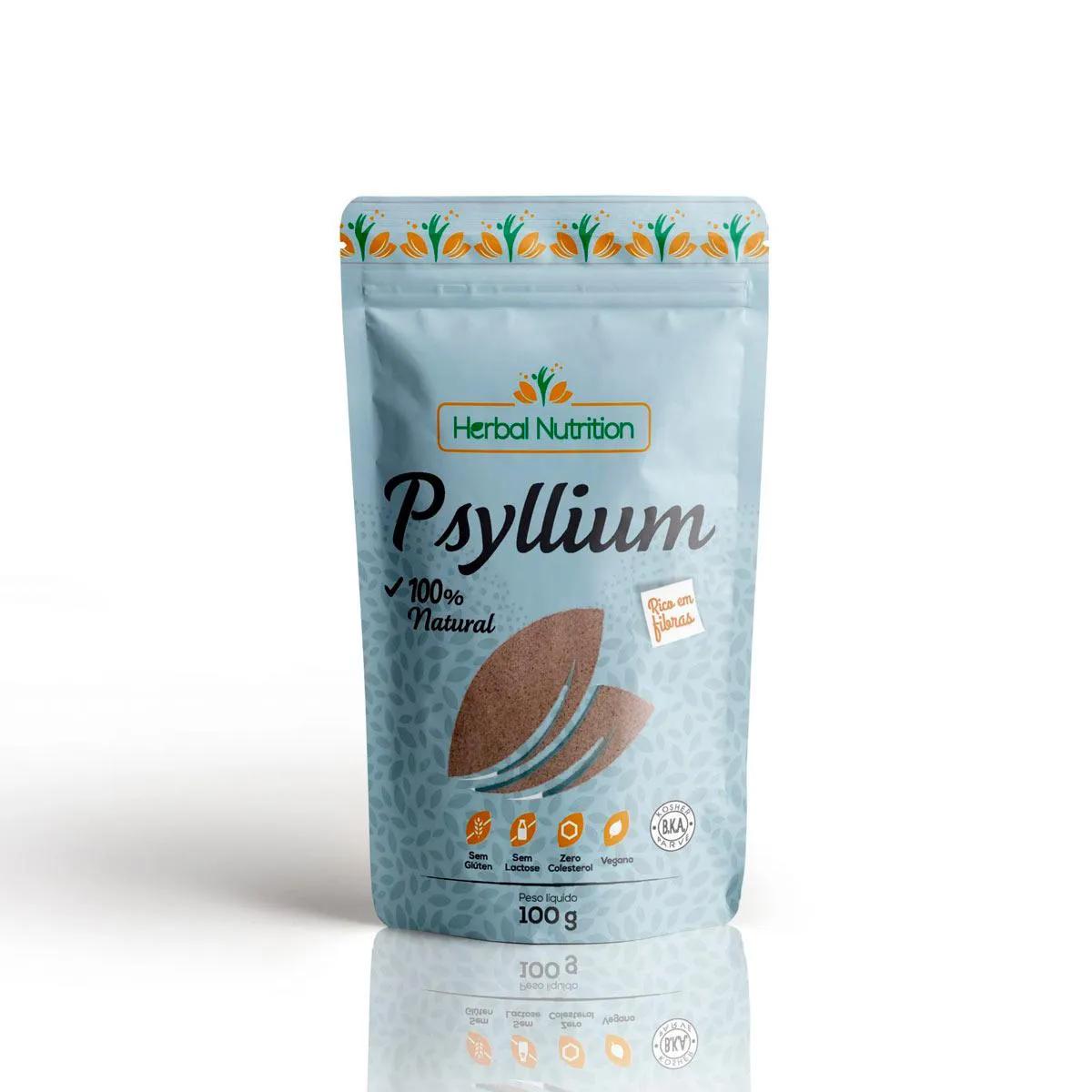 Psyllium Herbal Nutrition Fibra 100% Natural 100g