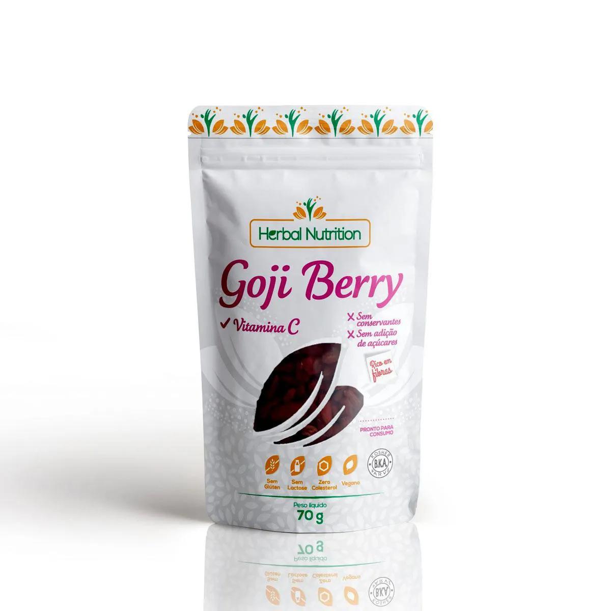 Gojy Berry Herbal Nutrition Desidratada com 70g