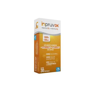 Suplemento Alimentar Inpruv DK 1.000UI + 100mcg - 30 Cápsulas
