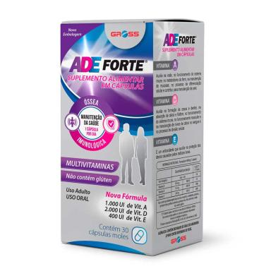 Suplemento Alimentar Adeforte com 30 Cápsulas