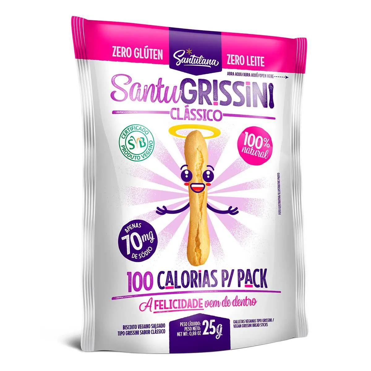 Biscoito SantuGrissini Clássico com 25g