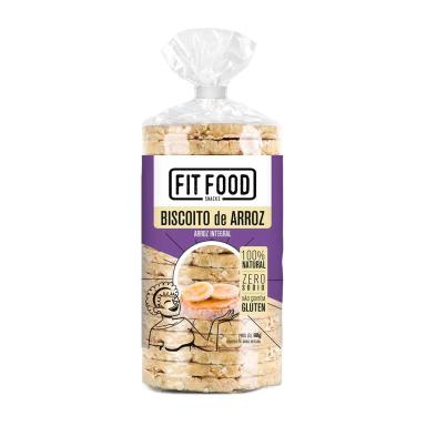 Biscoito de Arroz Fit Food Integral com 90g