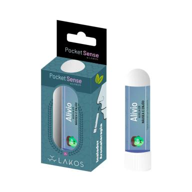 Inalador Aromaterapia Lakos Pocket Sense Alívio com 1 Unidade