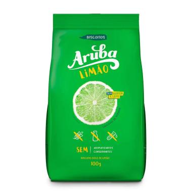 Biscoito Doce Aruba Limão Sem Glúten e Leite com 100g