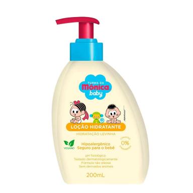 Loção Hidratante Turma da Mônica Baby Hidratação Levinha com 200ml