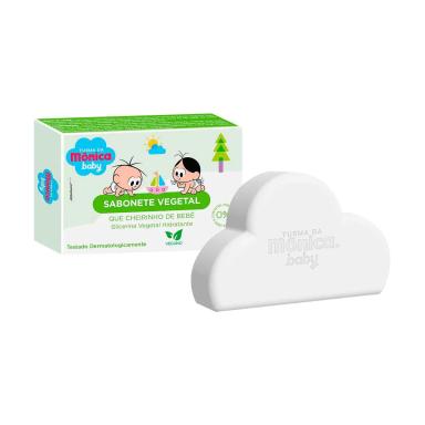 Sabonete Vegetal Turma da Mônica Baby Glicerina Vegetal Hidratante com 80g