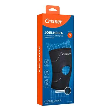 Joelheira Cremer Neo com Orifício Reforçado Tamanho G - 1 Unidade