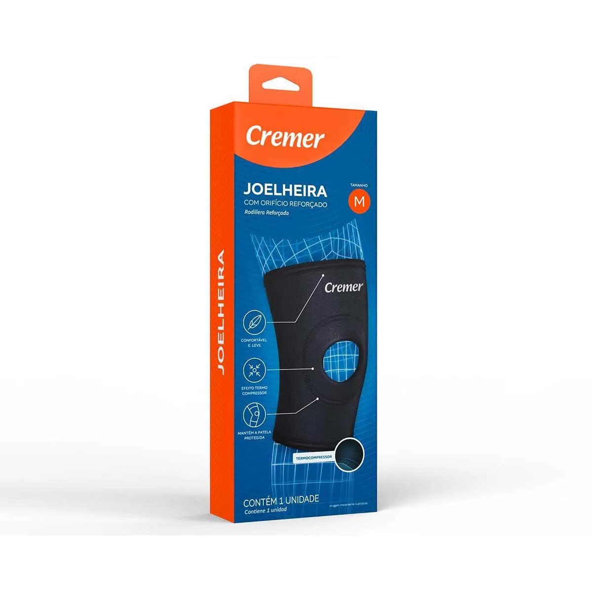 Joelheira Cremer Neo com Orifício Reforçado M 1 Unidade