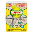 Torrada de Arroz Integral Orgânico Okoshi Chia e Gergelim 75g