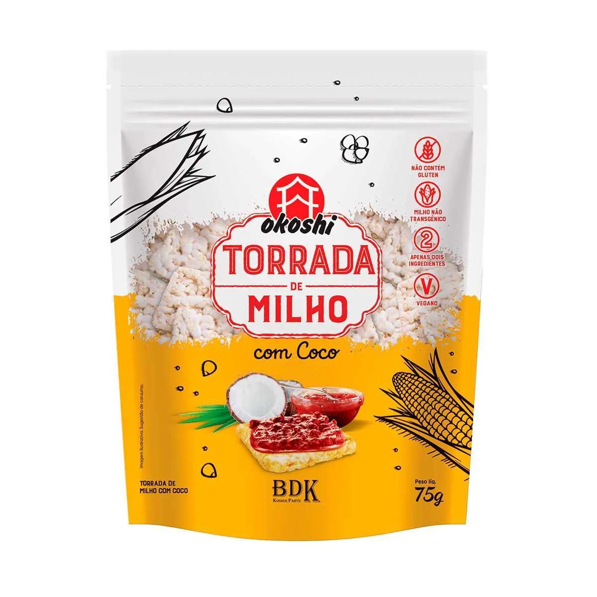 Torrada de Milho com Coco Okoshi 75g