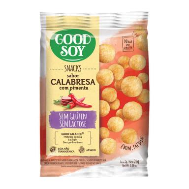 Snack Good Soy Sabor Calabresa com Pimenta com 25g
