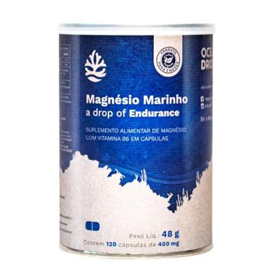 Ocean Drop Magnésio Marinho 400mg com 120 Cápsulas