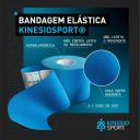 Bandagem Elástica Adesiva KinesioSport Preta 5cm x 5m