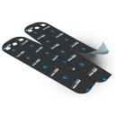 Adesivo Descartável Wod Grip KinesioSport Preta com Logo 5 pares