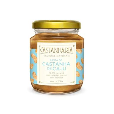 Pasta de Castanha de Caju Castanharia 210g