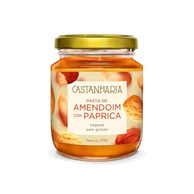 Pasta de Amendoim com Páprica Castanharia com 210g