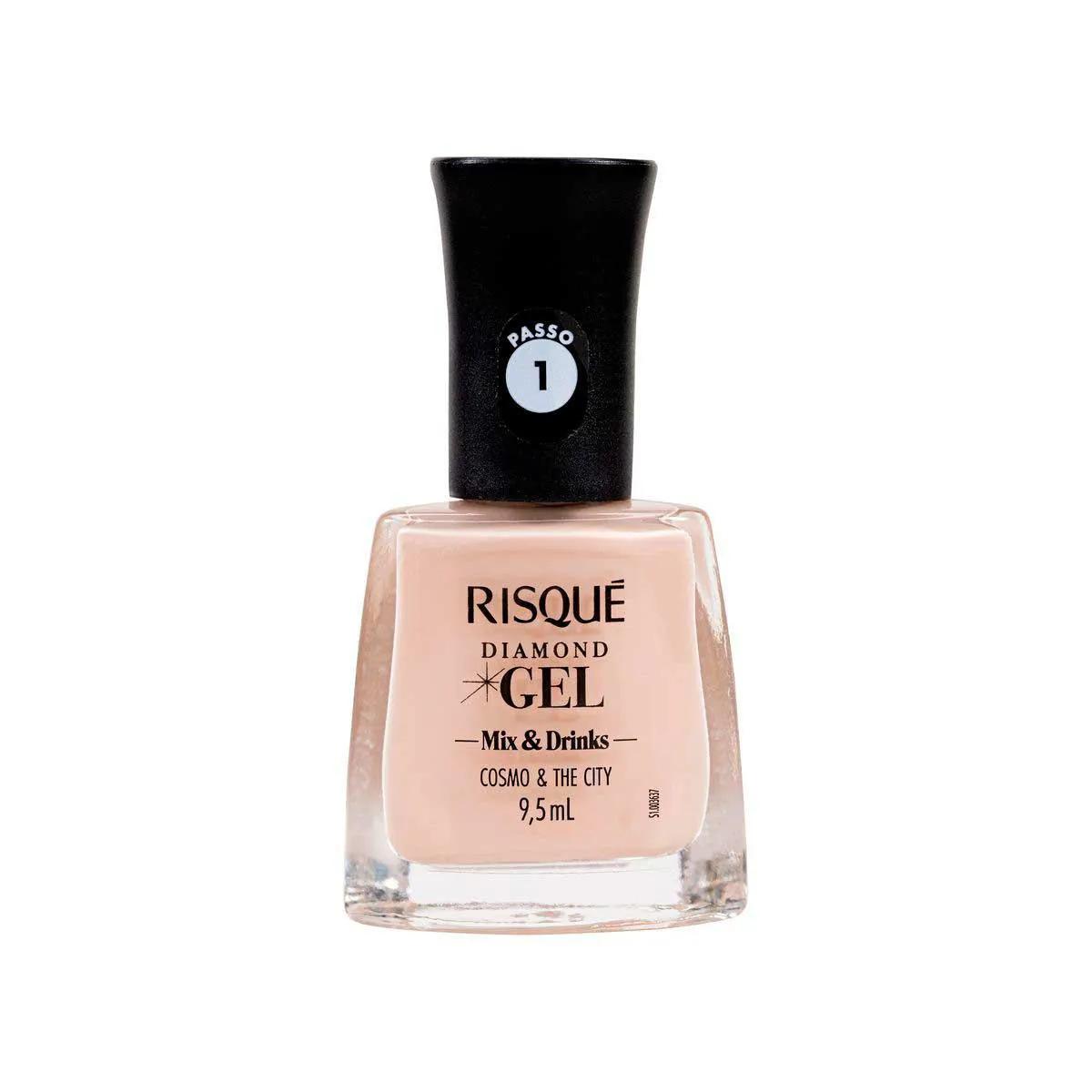 Esmalte Cremoso Risqué Diamond Gel Cosmo & The City com 9,5ml