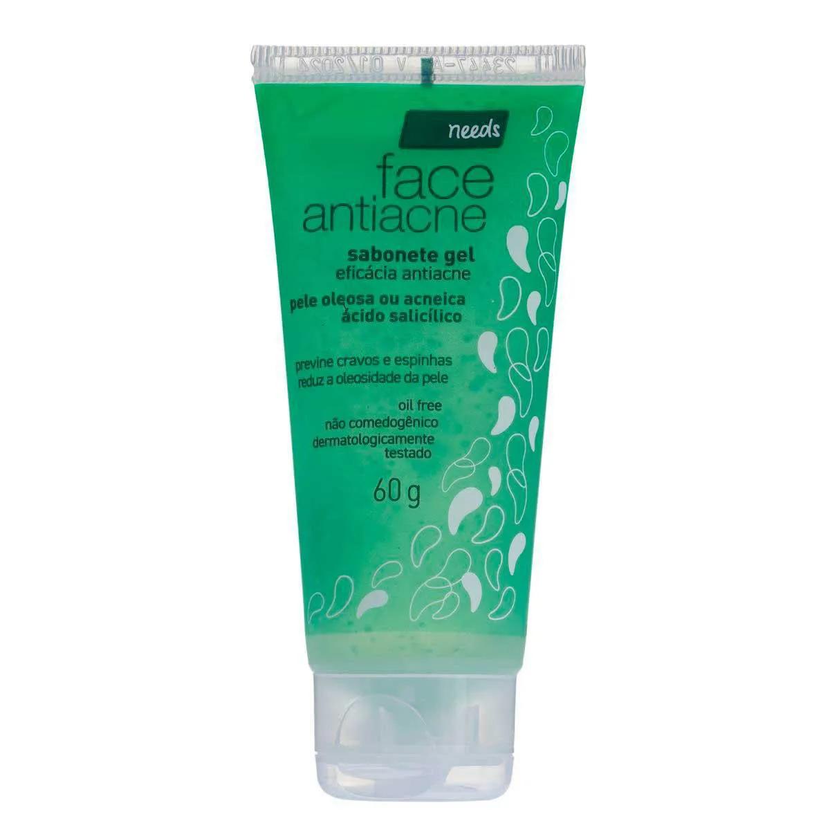 Sabonete Gel Facial Needs para Pele Oleosa ou Acneica com 60g