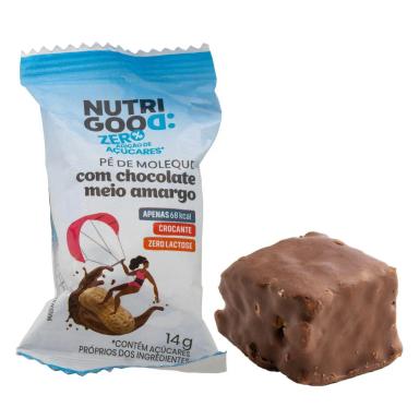 Pé de Moleque com Chocolate Meio Amargo Nutrigood 14g
