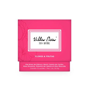 Chá Misto Villa Piva Flores e Frutas 15 Sachês