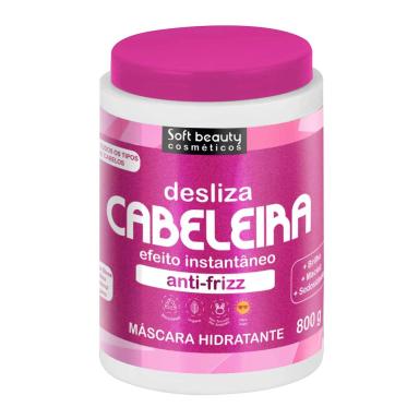 Máscara Capilar Soft Beauty Desliza Cabeleira 800g