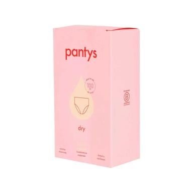 Calcinha Absorvente Incontinência Pantys Dry Cor Preta Tamanho M com 1 unidade