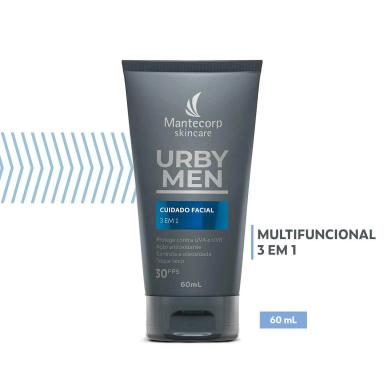 Loção Facial Urby Men 3 em 1 FPS30 60ml
