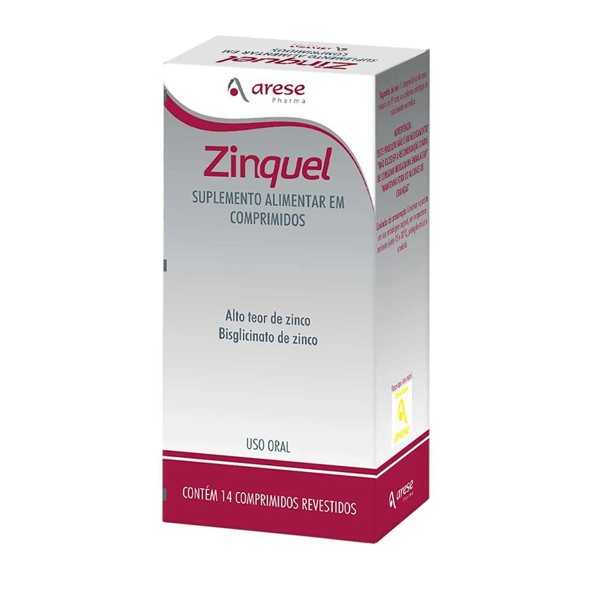 Suplemento Alimentar Zinquel 20mg 14 Comprimidos