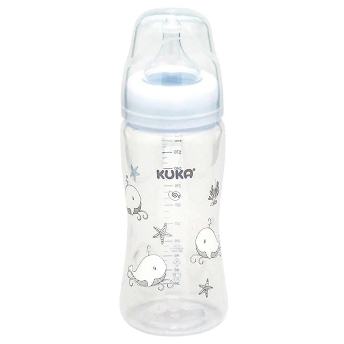Mamadeira Kuka Essential Bico Big Universal Branca 330ml