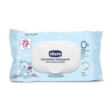 Lenço Umedecido Chicco com Tampa 72 unidades