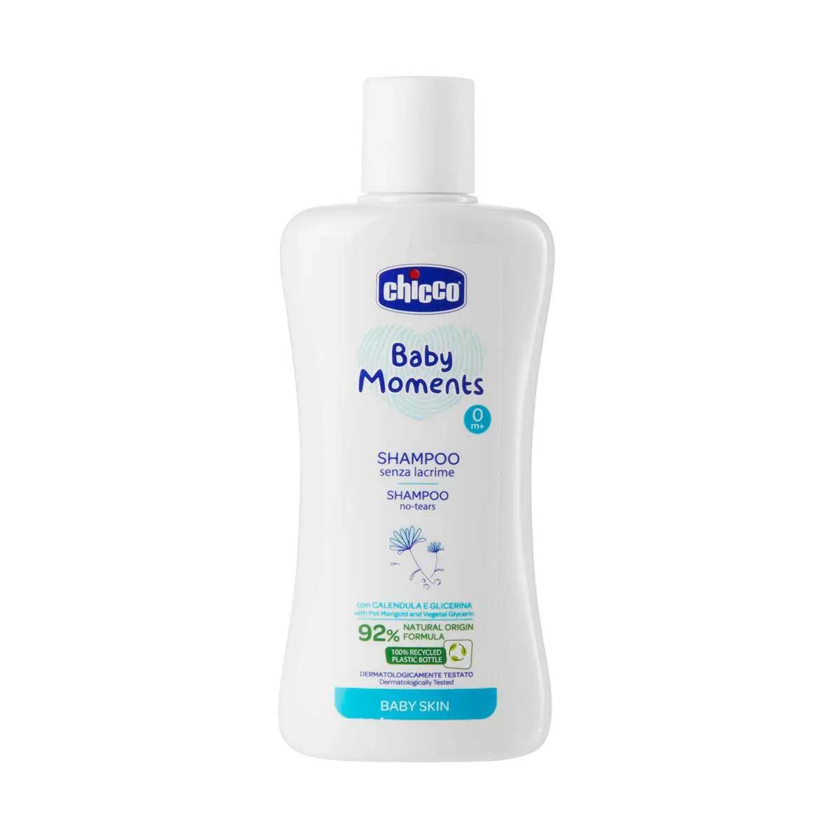 Shampoo Chicco Baby Moments Sem Lagrimas 200ml