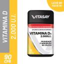 Suplemento Vitamínico Vitasay Vitamina D3 2000ui 90 Comprimidos
