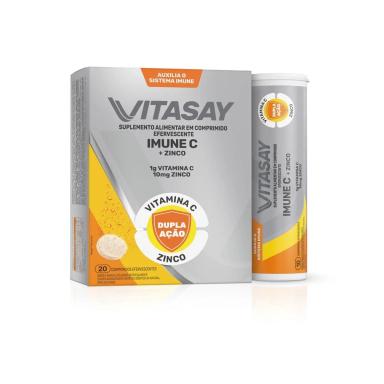 Suplemento Vitamínico Vitasay Imune C 20 Comprimidos Efervescentes