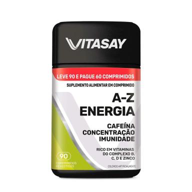 Suplemento Vitamínico Vitasay A-Z Energia 90 Comprimidos