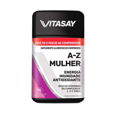 Suplementos Alimentar Vitasay AZ Mulher 90 Comprimidos