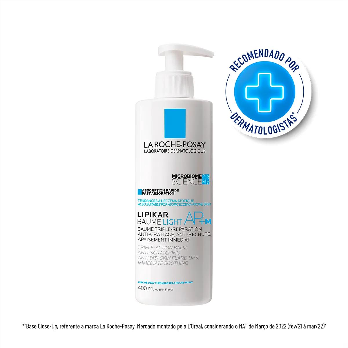 Hidratante Facial e Corporal La Roche-Posay Lipikar Baume Light AP+M 400ml