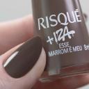 Esmalte Cremoso Risqué Esse Marrom é meu 8ml