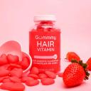 Suplemento Alimentar Gummy Hair Vitamin Morango do Amor 60 Gomas
