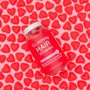 Suplemento Alimentar Gummy Hair Vitamin Morango do Amor 60 Gomas