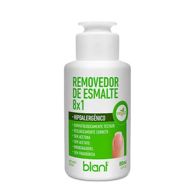 Removedor de Esmalte Blant Vegano 8x1 80ml