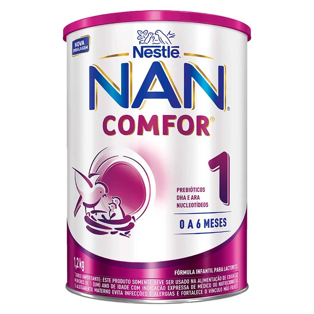 Fórmula Infantil NAN Comfor 1 1200g