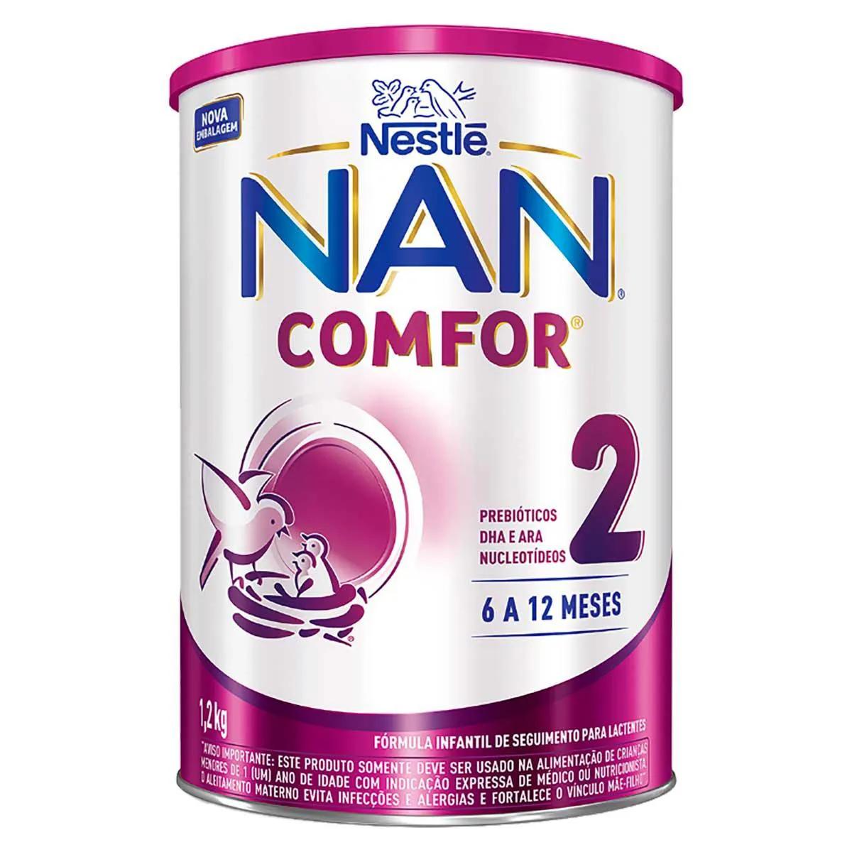 Fórmula Infantil NAN Comfor 2 1200g