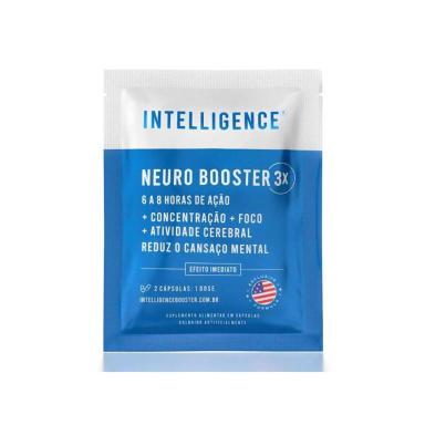 Suplemento Alimentar Intelligence Neuro Booster 2 Cápsulas