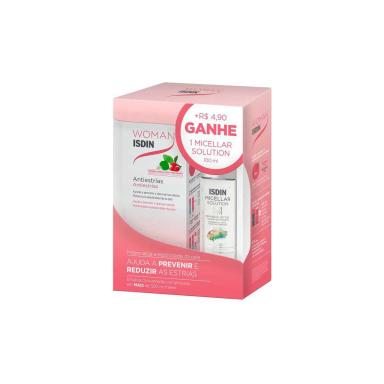 Kit Isdin Creme Antiestrias 245g + Água Micelar 100ml